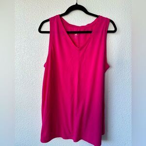 Avenue Pink Sleeveless Athletic Tee size 22/24 V neck